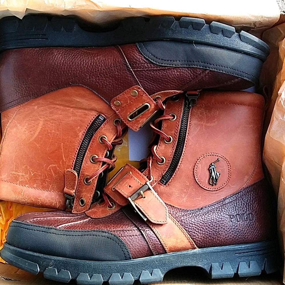 Ralph Lauren Polo Andres 3 Boots 14D